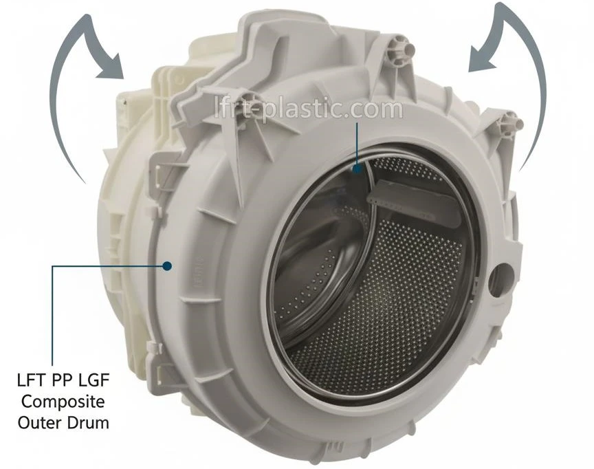 Washing machine structural inner drum PP LGF50 Washing machine structural inner drum PP LGF50
